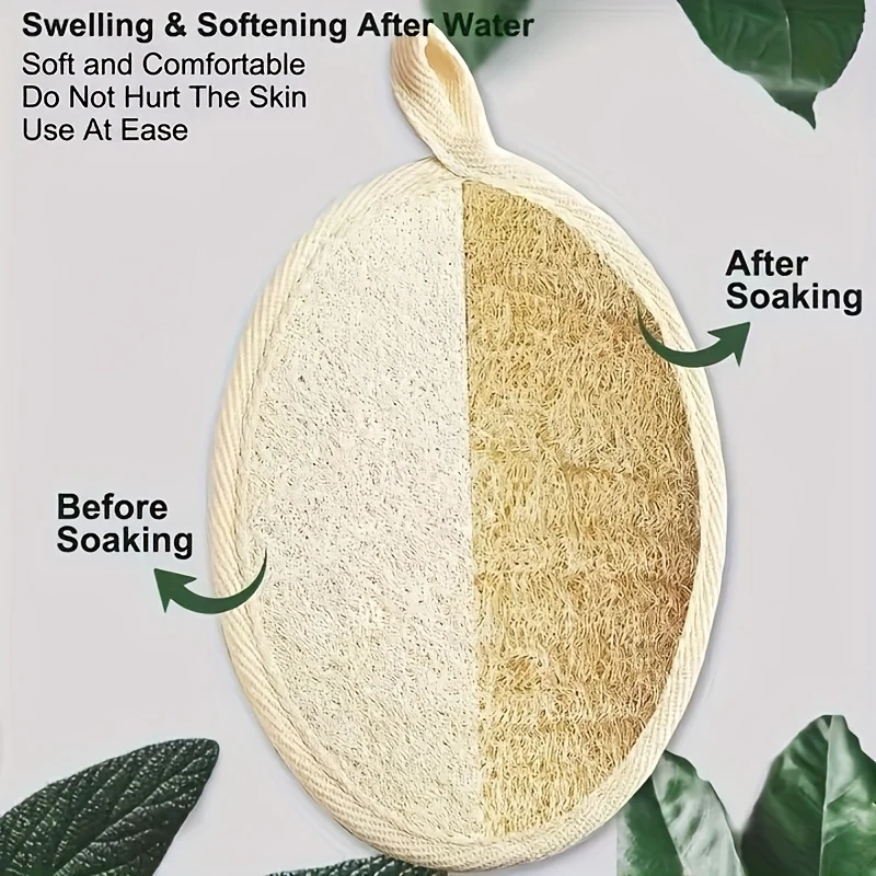 20pcs Natural Luffa Bath Balls, Facial And Body Exfoliating Scrub Made From Luffa Flesh, Manual Facial Cleaning And Makeup Remover Brush, Multifunctional And Cost, Suitable For Kitchen Utensils, Countertops, Non Stick Kitchenware, Fruits